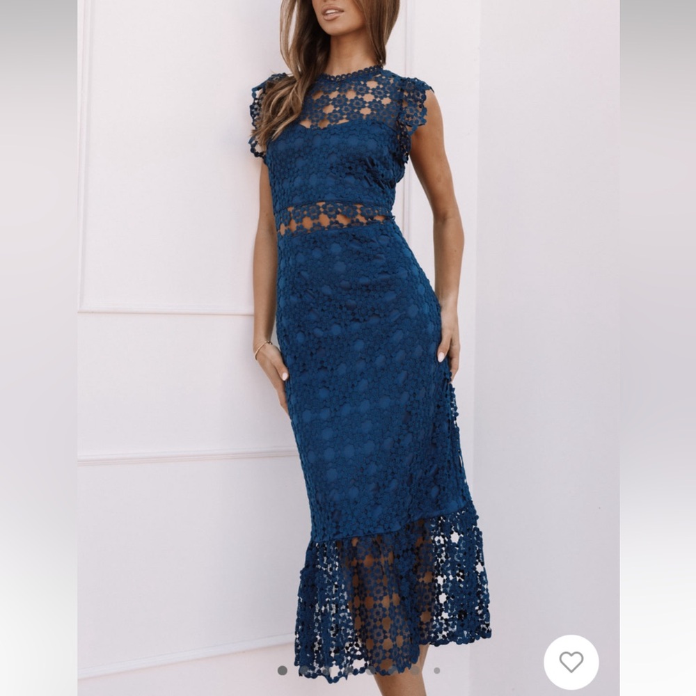 Petal and Pup navy dress